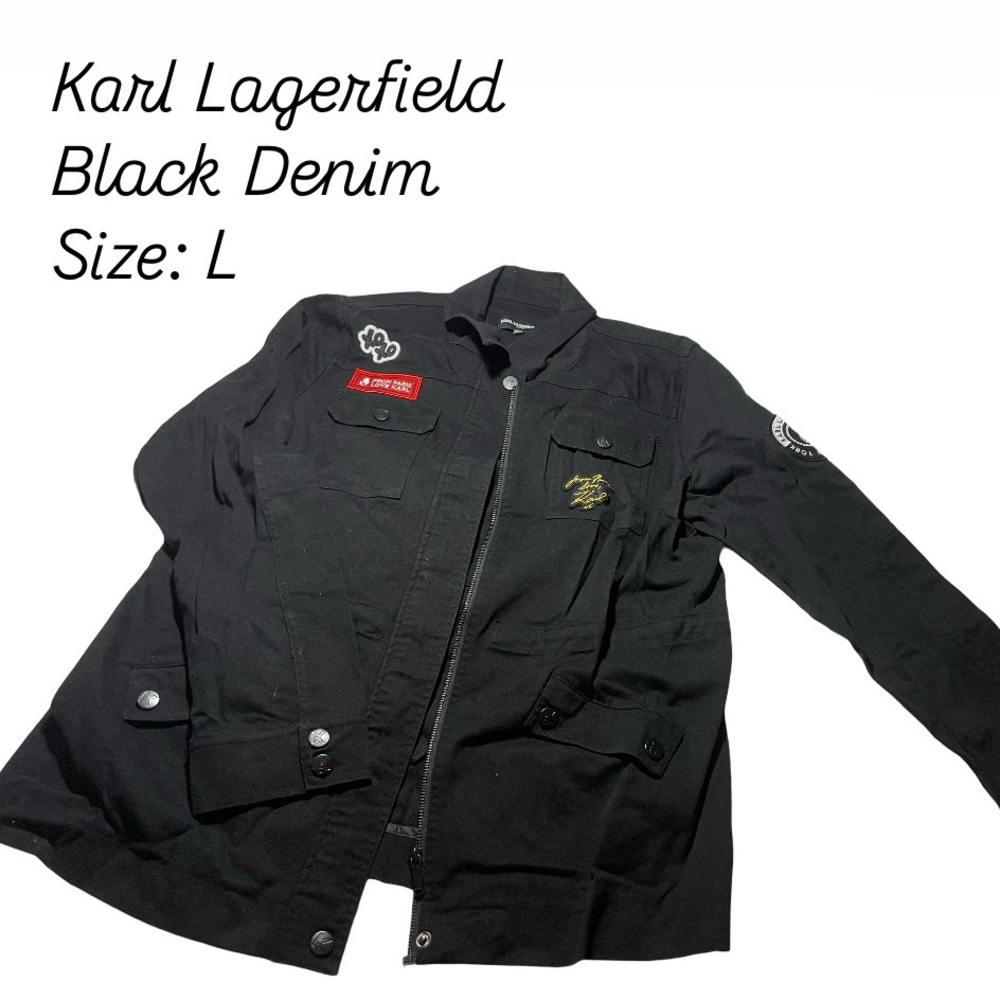Karl Lagerfield Patch Jacket